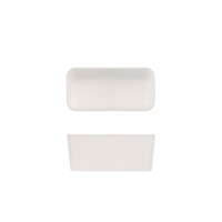Click for a bigger picture.White Tokyo Melamine Middle Bento Box Insert 16.9 x 8.3 x 7cm