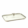 Click here for more details of the GenWare Glass Lid For Cast Aluminium Roaster 35 x 22cm