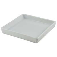 Click for a bigger picture.Genware Porcelain Square Dish Holder 17.9cm/ 7"