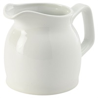 Click for a bigger picture.Genware Porcelain Jug 28cl/ 10oz