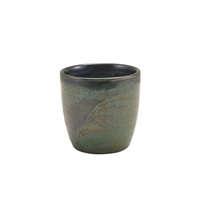 Click for a bigger picture.Terra Porcelain Aqua Green Chip Cup 30cl/10.5oz