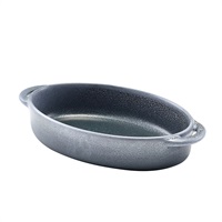 Click for a bigger picture.Forge Graphite Stoneware Oval Dish 17.5 x 11.5 x 4cm