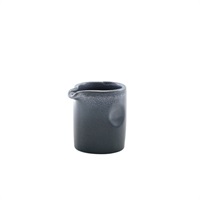 Click for a bigger picture.Forge Graphite Stoneware Pinched Jug 9cl/ 3.2oz