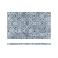 Click for a bigger picture.Blue Marrakesh Melamine GN 1/1 Slab 53 x 32.5cm