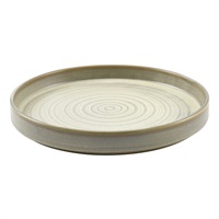 Click for a bigger picture.Terra Porcelain Matt Grey Presentation Plate 26cm