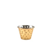 Click for a bigger picture.GenWare Gold Plated Hammered Ramekin 71ml/ 2.5oz