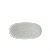 Click for a bigger picture.Lunar White Hygge Oval Dish 30cm