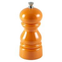 Click for a bigger picture.Genware Salt Or Pepper Grinder Orange 12.7cm