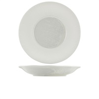 Click for a bigger picture.Incise Porcelain Lucine Deep Winged Plate 30cm