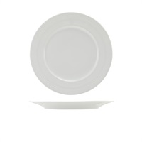 Click for a bigger picture.Incise Porcelain Solara Winged Plate 25.5cm